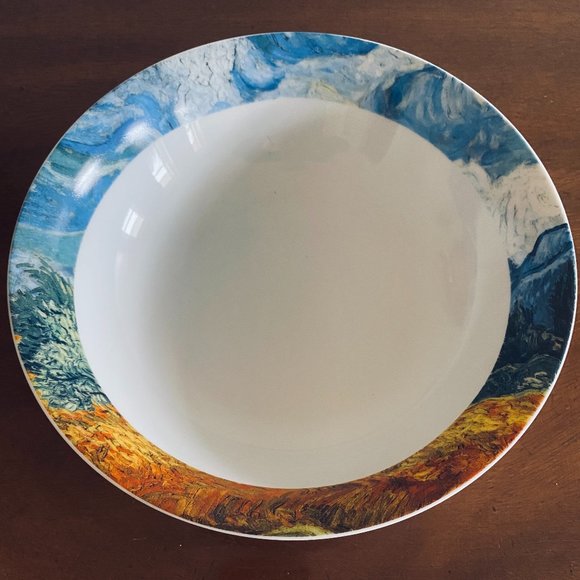 Sakura Van Gogh Meadow and Sky Serving Bowl - Picture 1 of 2